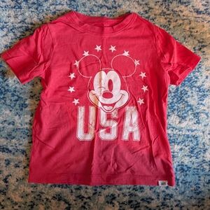 GAP Red Mickey USA Graphic Tee - Kids
